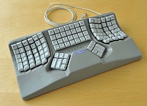 Maltron Dual Hand keyboard with Malt Key distribution