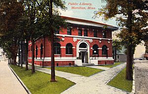 Meridian Mississippi Main Carnegie Library 1913