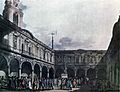 Microcosm of London Plate 067 - Royal Exchange (tone and colour)
