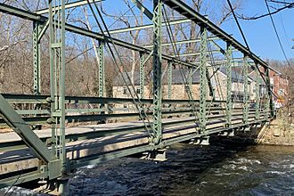 Mount Joy Road Bridge, Finesville, NJ - looking northwest