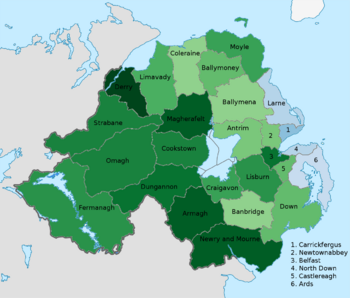 National Identity Among Catholics Northern Ireland Districts 2011 Census