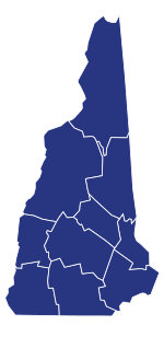 New Hampshire Republican Presidential Caucuses Election Results by County, 2016