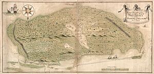 New Providence 1751 map