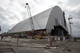 New Safe Confinement at Chernobyl Nuclear Power Plant October 2016 1