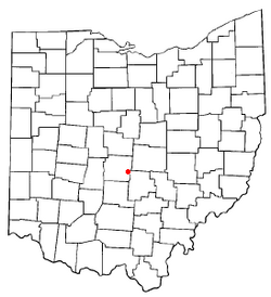 Location of Brice within Ohio