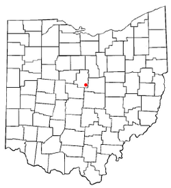 Location of Sparta, Ohio