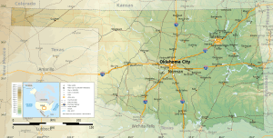 Oklahoma topographic map-en