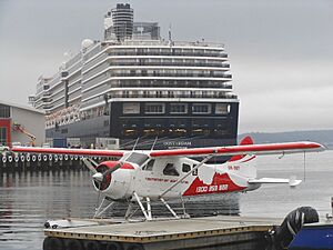 Oosterdam and VH-YKY Hobart Tasmania (8660582190)