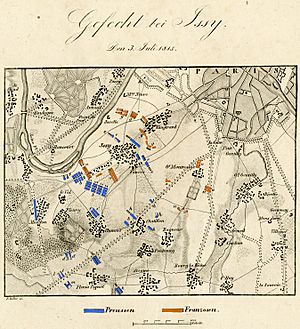 Plan of the battle of Issy 1815 (1837).jpg