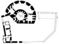 Portland Castle plan - unlabelled