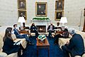 President Joe Biden meets with Treasury Secretary Janet Yellen