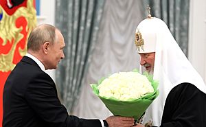 Putin with Patriarch Kirill (2)