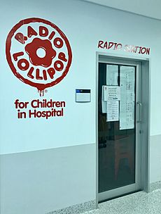 Radio Lollipop, Pediatrics Ward Block B at Gold Coast University Hospital