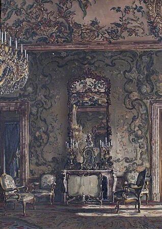 Ranken, William Bruce Ellis; The Gasperini Room, Royal Palace, Madrid, Spain