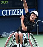 Shingo Kunieda at the 2009 US Open 01