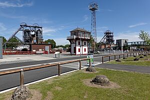 Snibston Colliery after site reopened