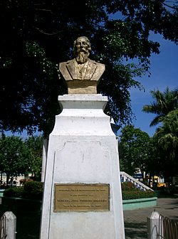 Statue in honor of Jose Trinidad Cabanas