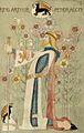 The Poems of Alfred, Lord Tennyson (1899), cover art by Dorothy C Smyth, front cover