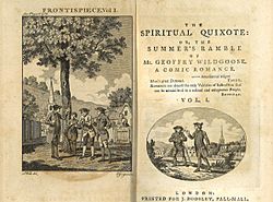 The Spiritual Quixote, vol.1 1774 by Richard Graves