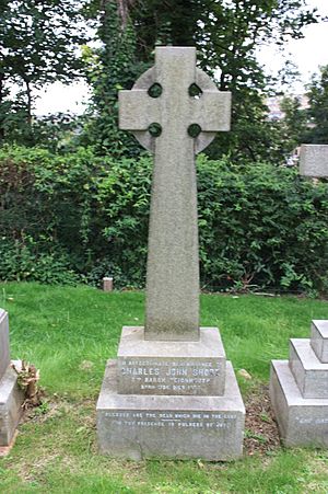 The grave of Charles John Shore, Dean Cemetery, Edinburgh