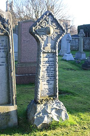 The grave of John Beddoe, Dean Cemetery