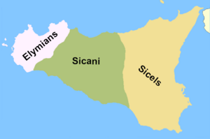 Tribes of Sicily by 11th century BC