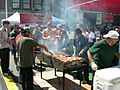 U. Dist. Street Fair 2007 grilling - 02