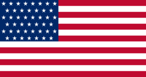 US 45 Star Flag