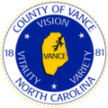 Vance County NC seal