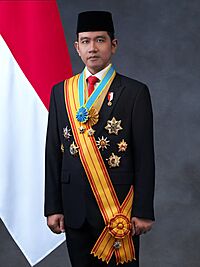 Vice President Gibran Rakabuming in 2024 with decorations
