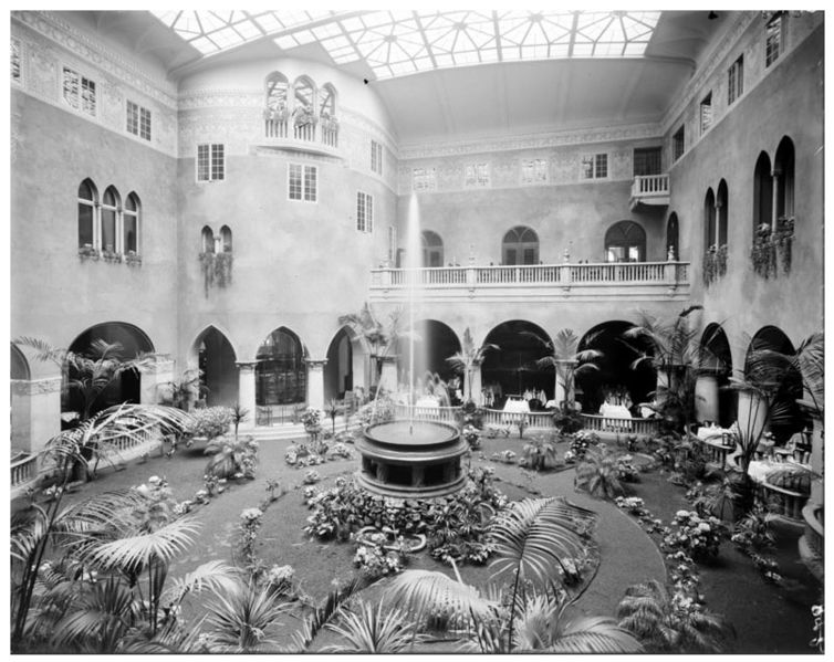 Vinterträdgården Grand Hotel Royal 1909