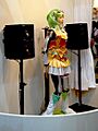 Vocaloid + HRP-4C Miim collaboration (clip), Yamaha booth, CEATEC JAPAN 2009