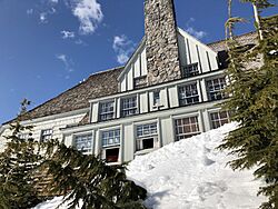 West Wing of Timberline Lodge, Mid-March