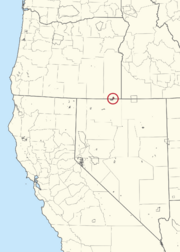 1210R Fort McDermitt Indian Reservation Locator Map