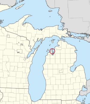 1370R Grand Traverse Reservation Locator Map