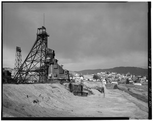 ANSELMO HEADFRAME AND TIPPLE LOOKING EAST - Butte Mineyards, Anselmo Mine, Butte, Silver Bow County, MT HAER MONT,47-BUT.V,1-A-32