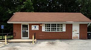 Post office in Adolphus, Kentucky