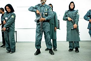 Afghan Women Police Learn Marksmanship (4779036057)