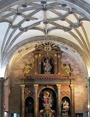 Altar capilla san Pedro.Sigüenza
