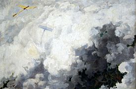 André Devambez - Le seul oiseau qui vole au dessus des nuages - 1910 - Musee d'Orsay