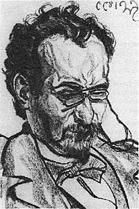 Portrait of Antoni Lange by Stanisław Wyspiański, 1899