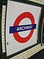 Archway station roundel