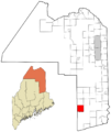 Aroostook County Maine incorporated and unincorporated areas Sherman highlighted