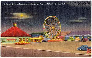 Atlantic Beach Amusement Center at night, Atlantic Beach, R.I (87483)