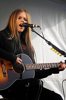 Avril Lavigne in Burnaby, 2004