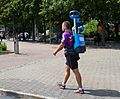 Backpack Google Street View camera in Berlin