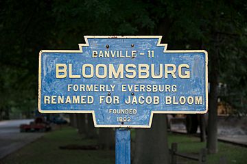 Bloomburg PA Keystone Marker