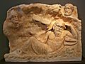 Brauron - Marble slab with the Recall of Philoctetes