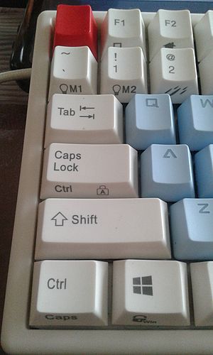 Caps Lock Control Swappable
