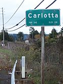 Carlotta CA Town Sign